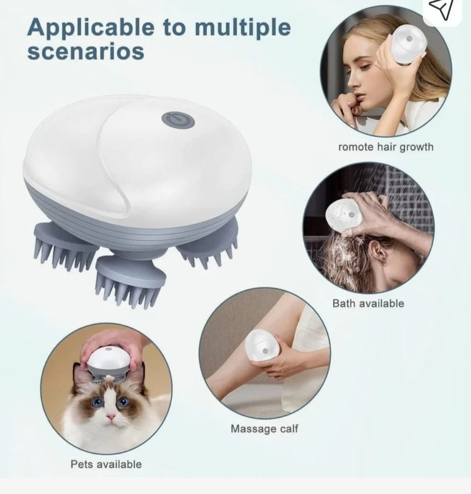 Silicone Portable Scalp Massager
